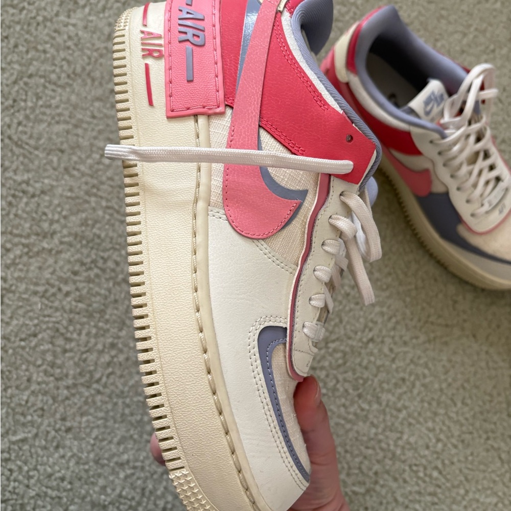 Nike Women's Sneakers - Pink, White, and Purple - Picture 4 of 8